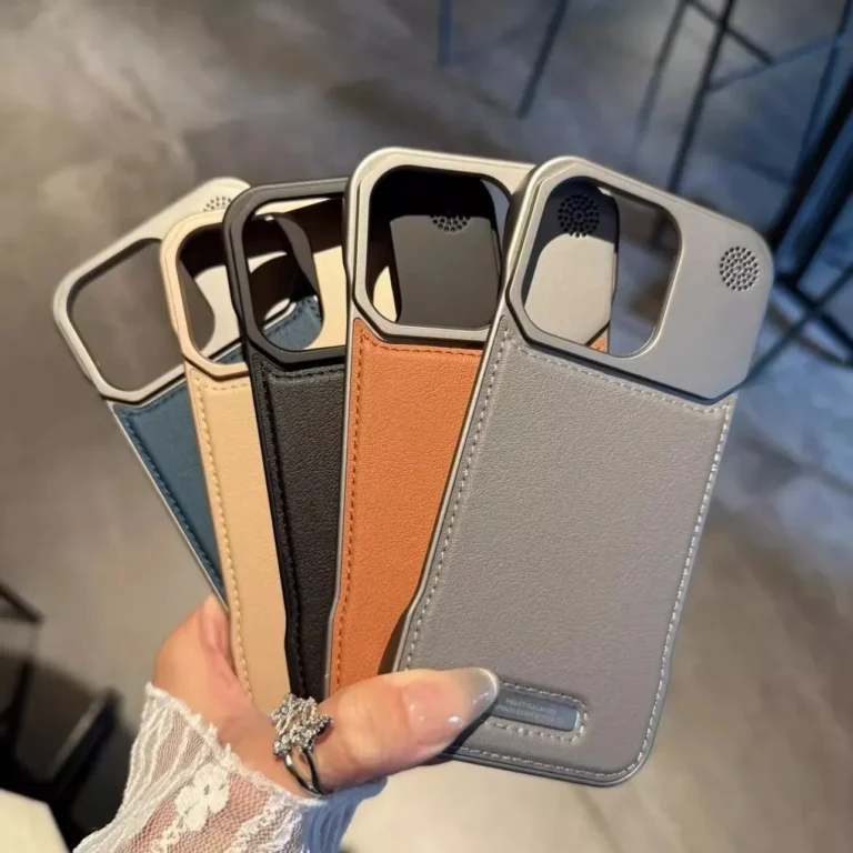 Business Aromatherapy Leather Case for iPhone 17 Air 16 15 14 Plus 13 12 11 Pro Max For Magsafe Magnetic Frameless Armor Cover - Image 2